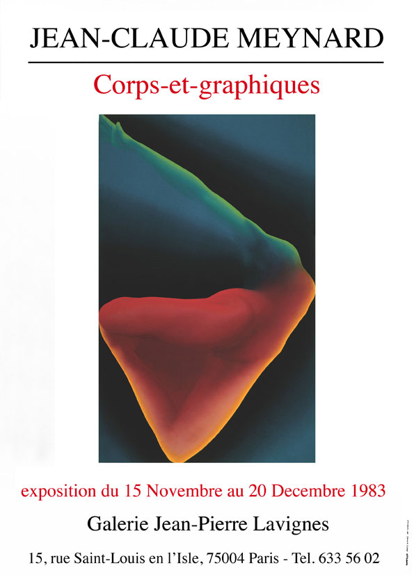 « Corps et Graphiques » 1983 Exposition / Galerie Jean-Pierre Lavignes, Paris, FR