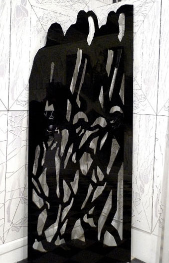 Moucharabieh 1. / Sculpture, découpe altuglas / 240X60cm / 2009 / Courtesy Galerie Riff Art Projects