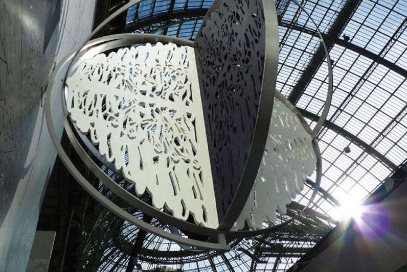 World / Grand Palais Paris / Sculpture, découpe plexiglas / 2010
