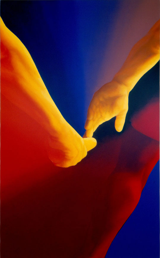 Relais / acrylique sur toile / 146x89 cm / 1981