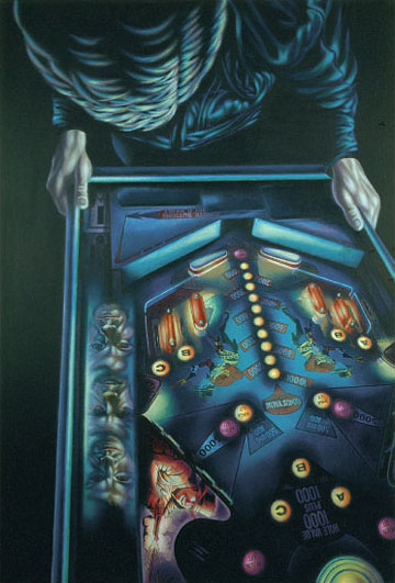 Pinball Wizard / Acrylique sur toile / 195X130cm / 1979