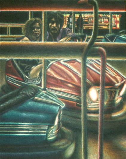 Auto tamponneuse / Acrylique sur toile / 1975