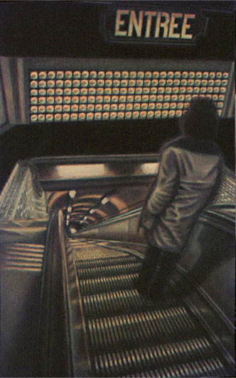 Escalator / Acrylique sur toile / 1975