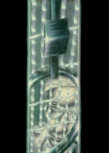 Détail Ascenseur / Acrylique sur toile / 1976