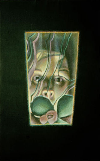 Psycho détail / Acrylique sur toile / 1976