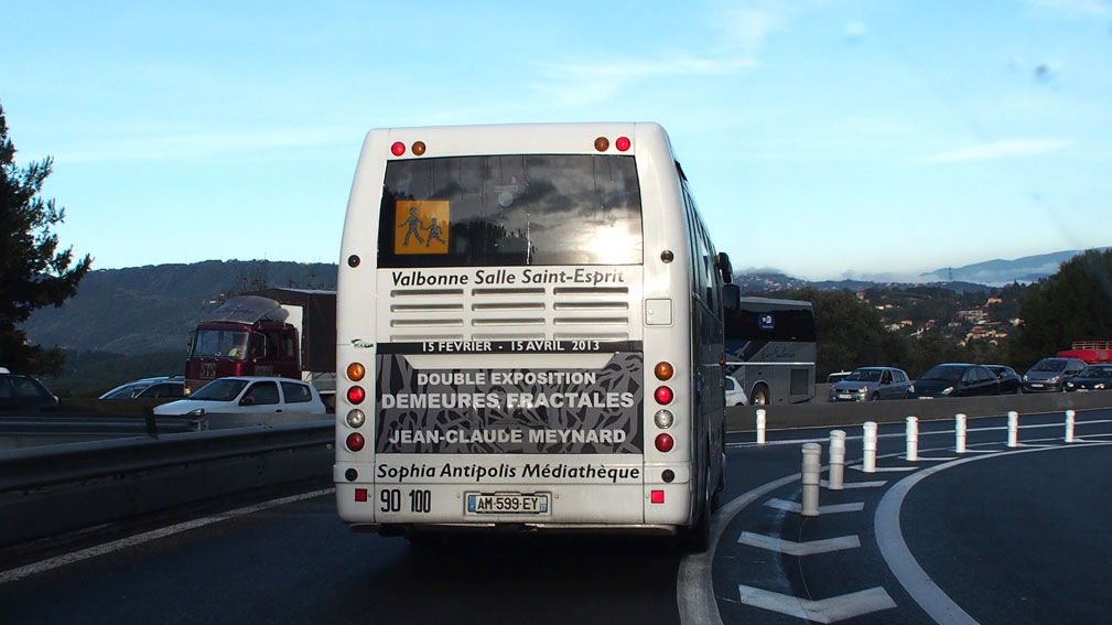 Départ du Bus Fractal de Valbonne