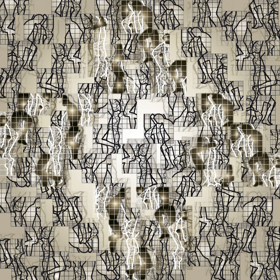Labyrinthe 2014 – 110 x 110 cm